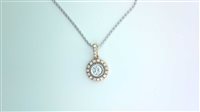 Collana Donna Oro Donna in Oro bianco Diamante 0.32 Ct TP9569 - TP9569